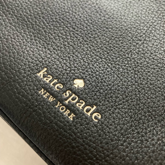 NWT Kate Spade Rosie Black Pebbled Leather Crossbody Bag Purse handbag - Picture 8 of 8
